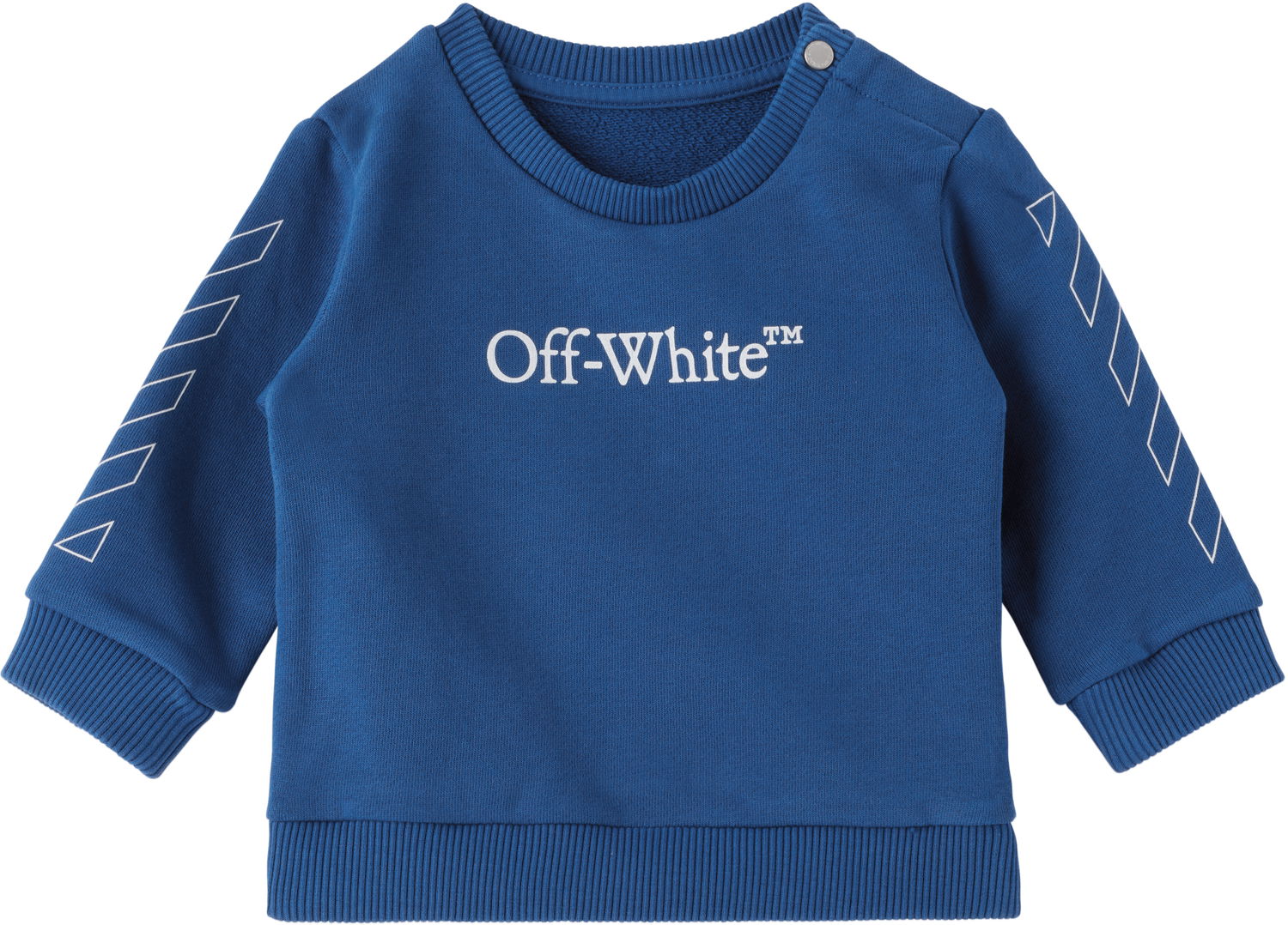Суитчър Off-White Off-White Diagonal Sweatshirt Синьо | OBXC001S25FLE0014501, 0