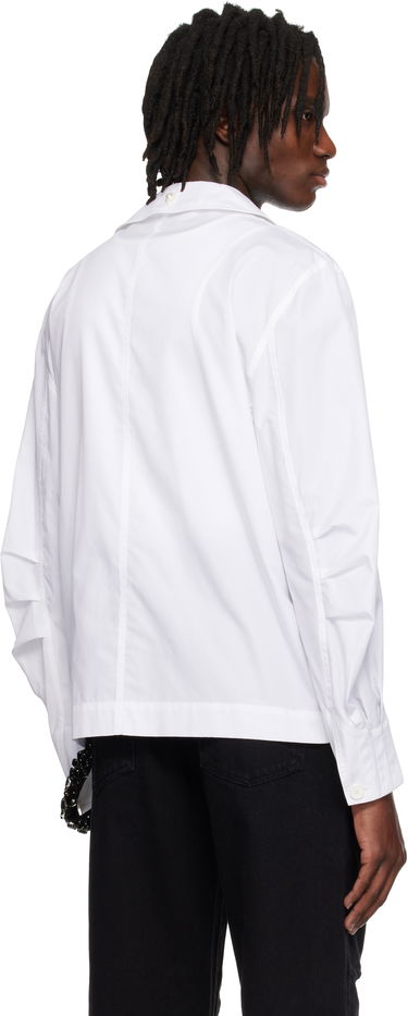 Риза Simone Rocha Simone Rocha Workwear Shirt Бяло | 5350D 1025, 2