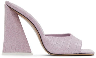 Грижа за обувките The Attico Attico Devon Heeled Mules Лилаво | 221WS000 EL002, 0