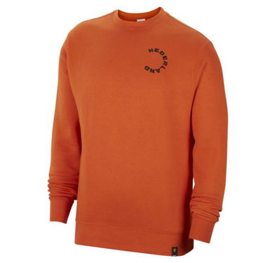 Пуловер Nike Netherlands Club Fleece Crew-Neck Sweatshirt Оранжево
 | DH4982-893, 2