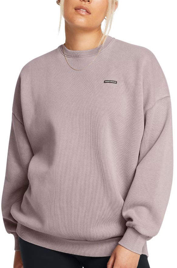 Пуловер Under Armour Under Armour Icon Fleece Crew Sweatshirt Лилаво | 1386486-015, 0
