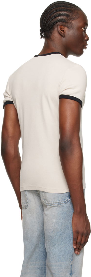 Тениска Courrèges Contrast Trim T-Shirt Бежово | 123JTS020JS0070, 2