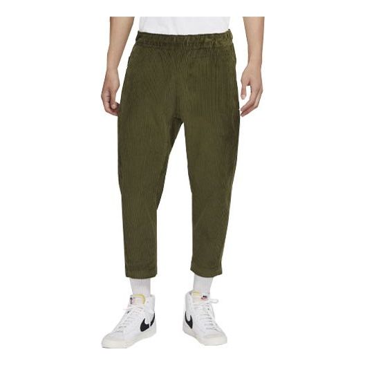 Панталони Nike Corduroy Cone Cropped Casual Pants Зелено | DO2324-326, 0