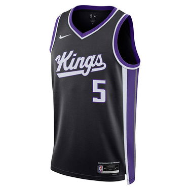 Фланелка Nike Dri-FIT NBA De'Aaron Fox Sacramento Kings Icon Edition 2023/24 Swingman Jersey Черно | DX8621-010, 1