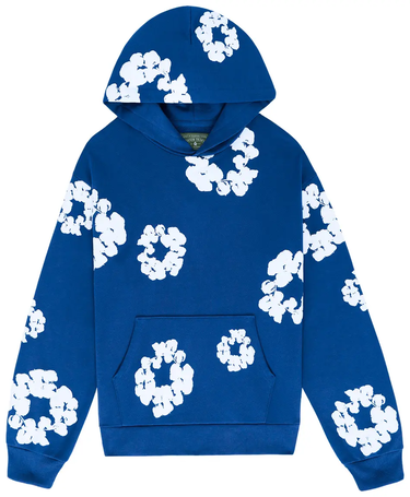 Суитчър Denim Tears Denim Tears Cotton Wreath Hoodie S Синьо | 301-020-30-BLUE, 0