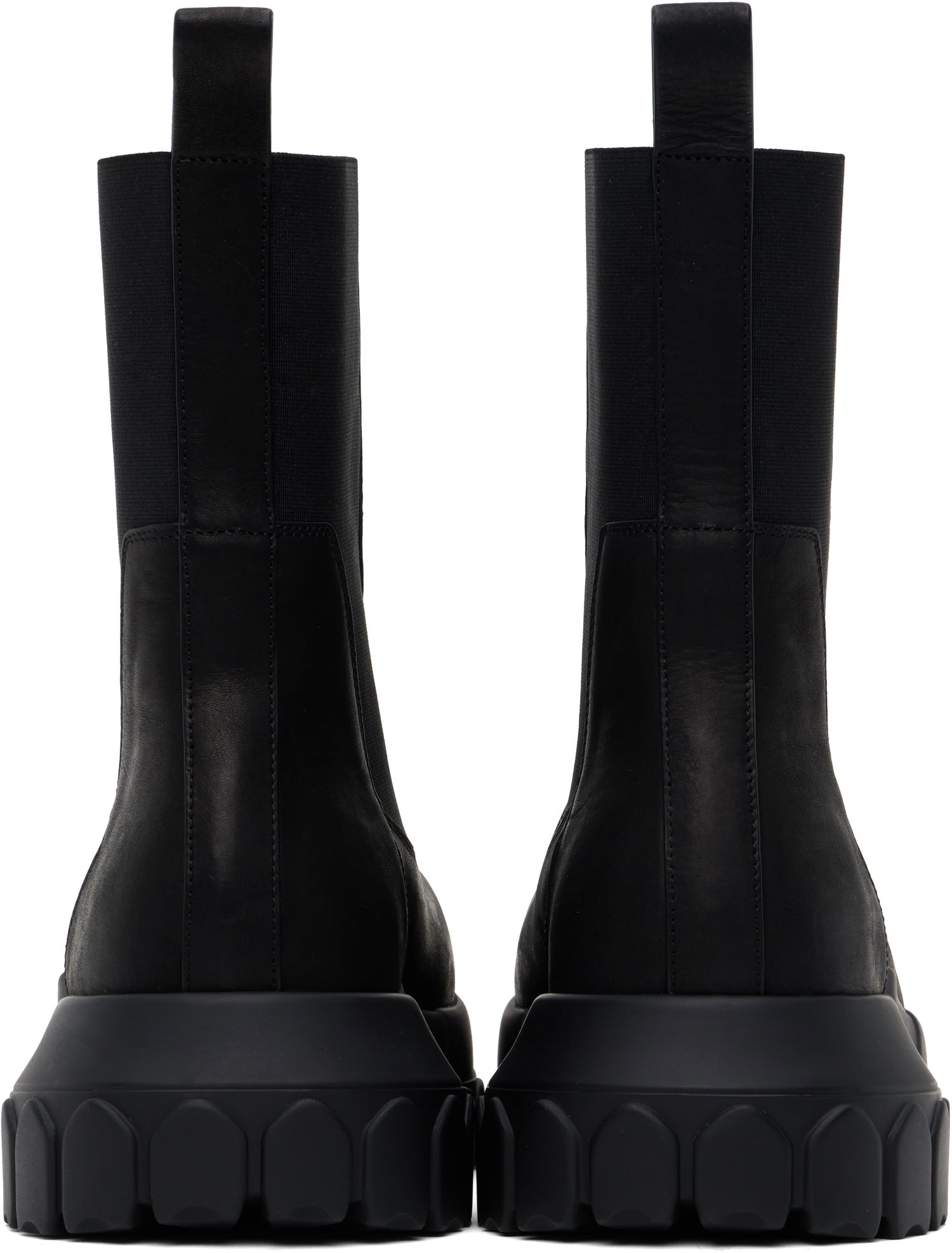 Кецове и обувки Rick Owens Rick Owens Hollywood Beatle Bozo Tractor Chelsea Boots Черно | RU01E5881 LWN, 1