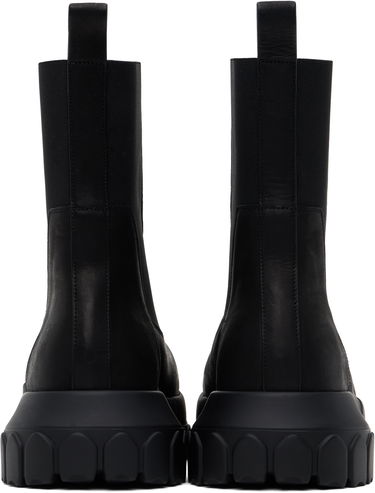 Кецове и обувки Rick Owens Rick Owens Hollywood Beatle Bozo Tractor Chelsea Boots Черно | RU01E5881 LWN, 1