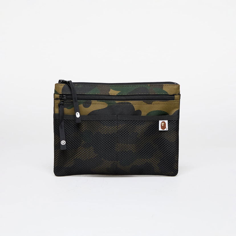 Чанта през рамо BAPE A BATHING APE 1St Camo Cordura Sacoche Green 1L Зелено | 001SGK301001M GRN