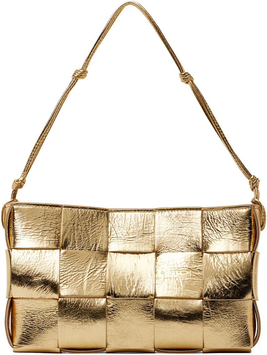 Чанта през рамо Bottega Veneta Intrecciato Leather Shoulder Bag Жълто | 742654 V3IE1, 0