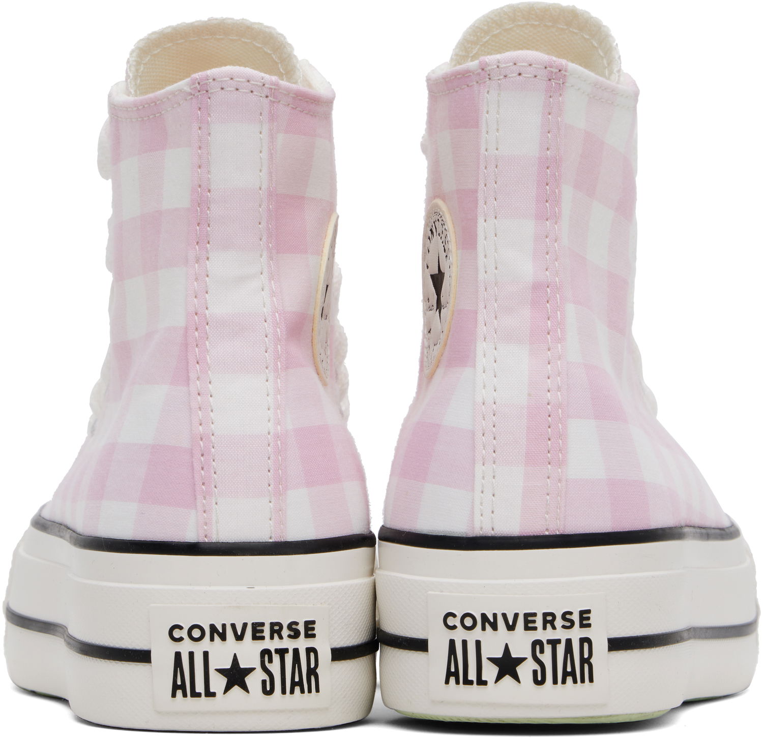 Кецове и обувки Converse Chuck Taylor All Star Lift Platform Gingham Розово | A13663C, 0