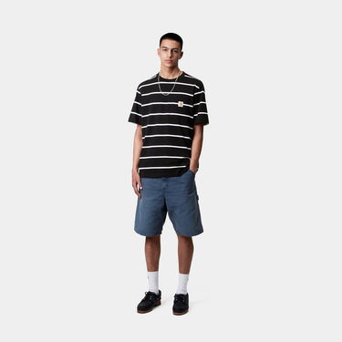 Тениска Carhartt WIP Aiken Stripe Pocket T-Shirt Черно | I034487_4, 2