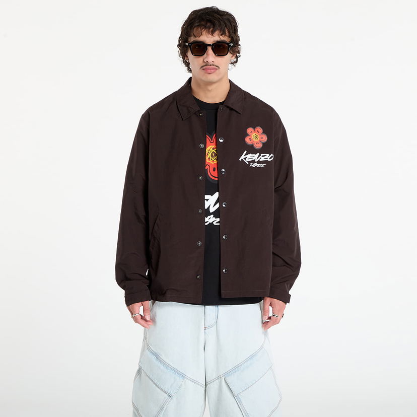 Яке KENZO KENZO x FUTURA 2000 Light Coach Jacket Кафяво | FF65BL0619NT.91