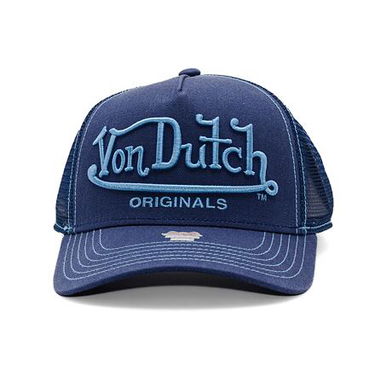 Шапка с козирка Von Dutch Von Dutch Originals Riverside Trucker Cap Синьо | VD-7030862, 1