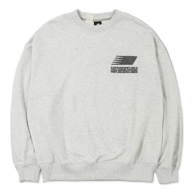 Пуловер New Balance N.HOOLYWOOD Heavyweight Sweat Crew Сиво | AMT22347-DLE, 0