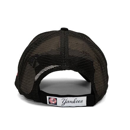 Шапка с козирка New Era 9FORTY Trucker MLB Home Field New York Yankees Black / Lava Red  One Size Черно | 60435268, 1