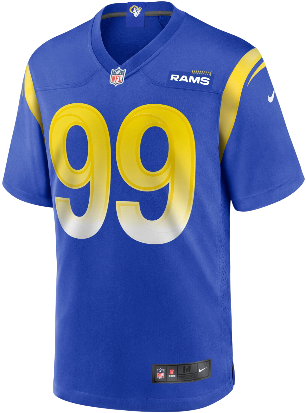 Фланелка Nike NFL LA Rams Aaron Donald 99 Home Jersey Синьо | 67nm-lrgh-95f-2na-67nm-lrgh-95f-2na, 0