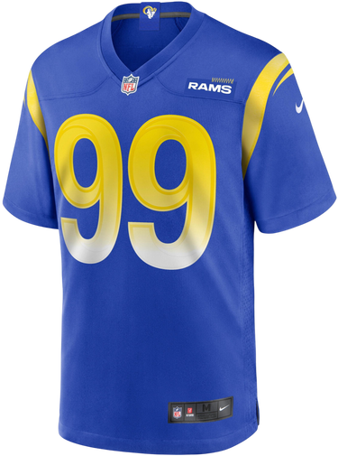 Фланелка Nike NFL LA Rams Aaron Donald 99 Home Jersey Синьо | 67nm-lrgh-95f-2na-67nm-lrgh-95f-2na, 0