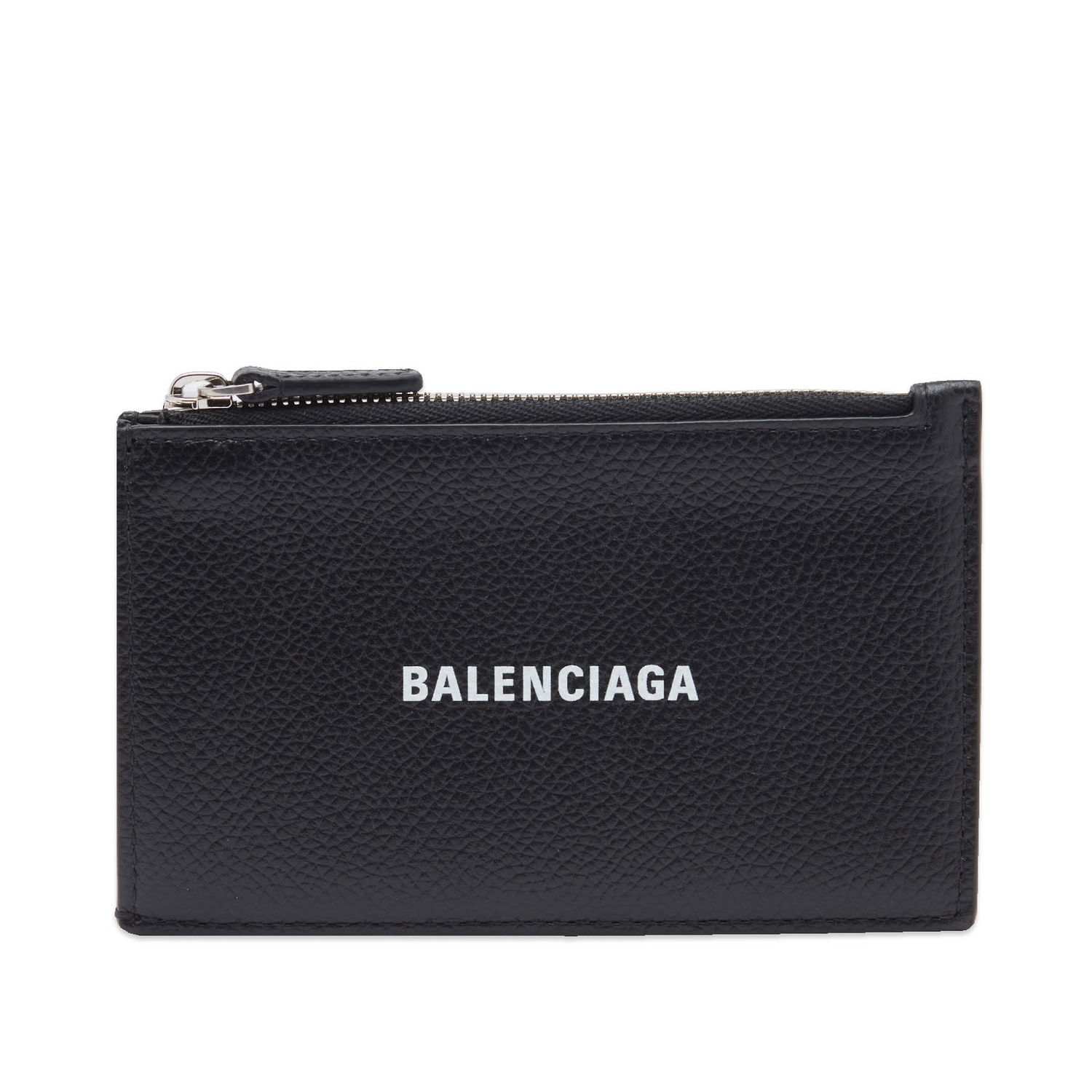 Портфейл Balenciaga Logo Zip Cardholder Black/White Черно | 640535-1IZI3-1090, 0