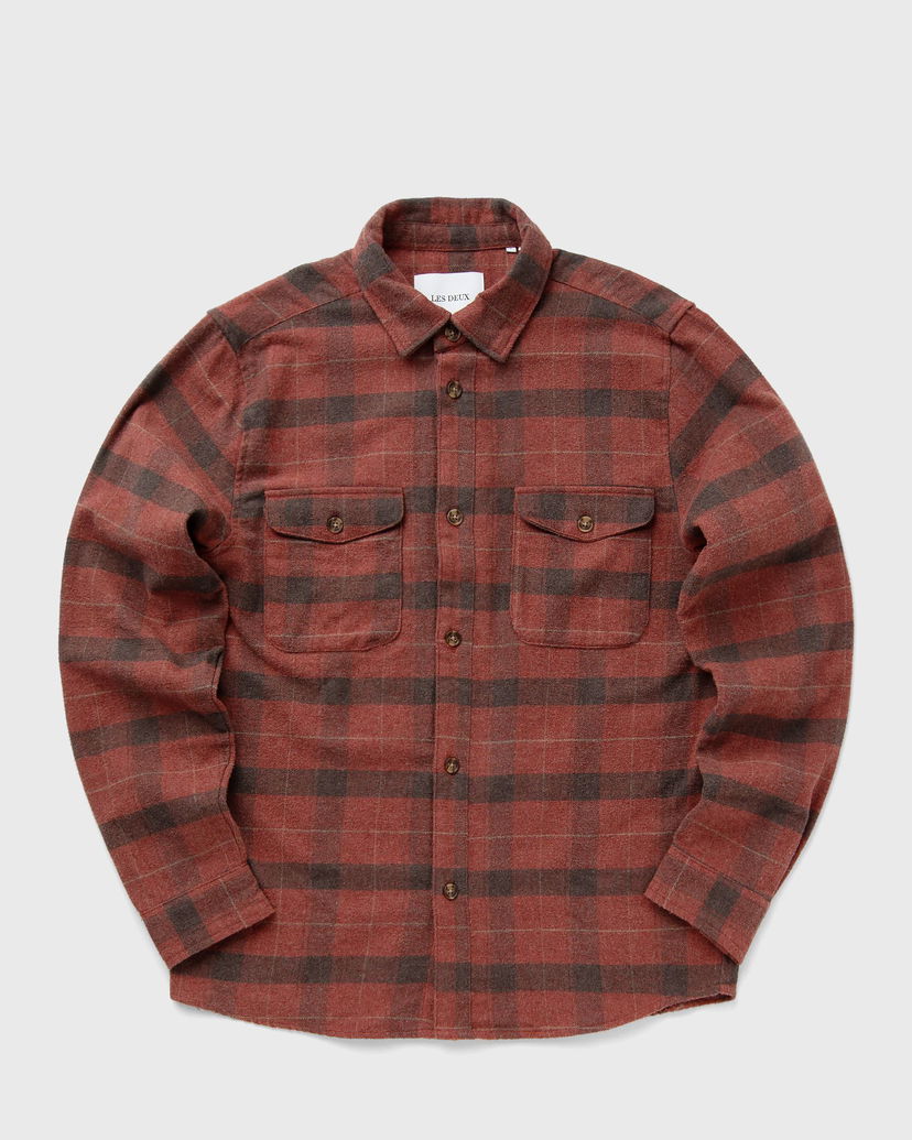 Риза Les Deux Flannel Check Shirt Червено | LDM410199-844630