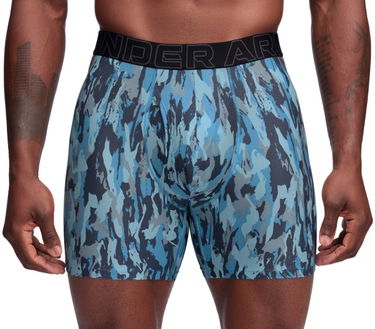 Боксерки Under Armour Under Armour UA Performance Tech Print 6-Inch Boxer Briefs Синьо | 1383875-494, 1