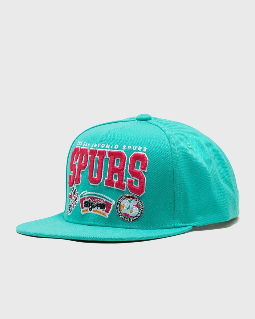 Шапка с козирка Mitchell & Ness NBA CHAMP STACK SNAPBACK HWC SAN ANTONIO SPURS Тюркоазено | HHSS5797-SASYYPPPTEAL