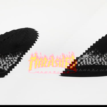 Шапка Thrasher Thrasher Flame Fold Beanie Черно | 145583BL, 1