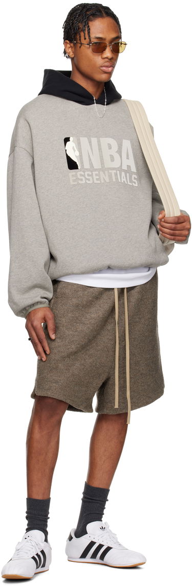 Суитчър Fear of God ESSENTIALS NBA Pull-Over Hoodie Сиво | 192AL246500F, 4