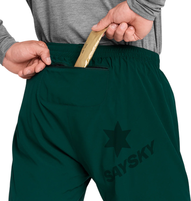Къси панталони Saysky Saysky Pace 5" Running Shorts Зелено | omrsh21c317-omrsh21c317, 1