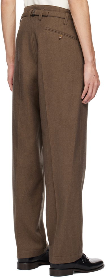 Панталони LEMAIRE LEMAIRE Maxi Trousers Кафяво | PA1048 LF1108, 2