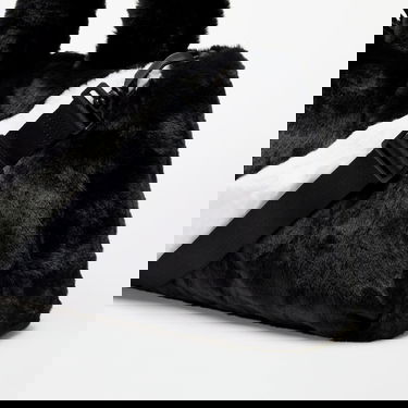 Голяма пазарска чанта Nike Sportswear Faux Fur Tote 10L Черно | DQ5804-010, 2