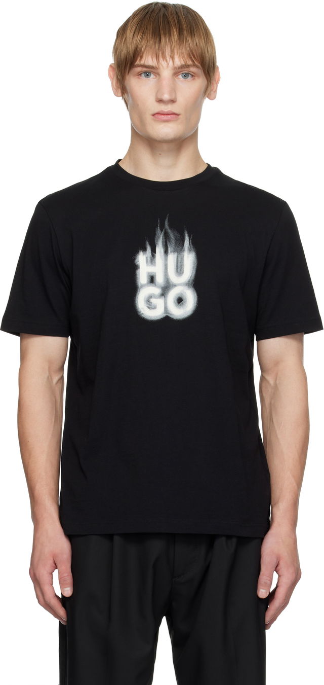 Flame Logo Black T-Shirt