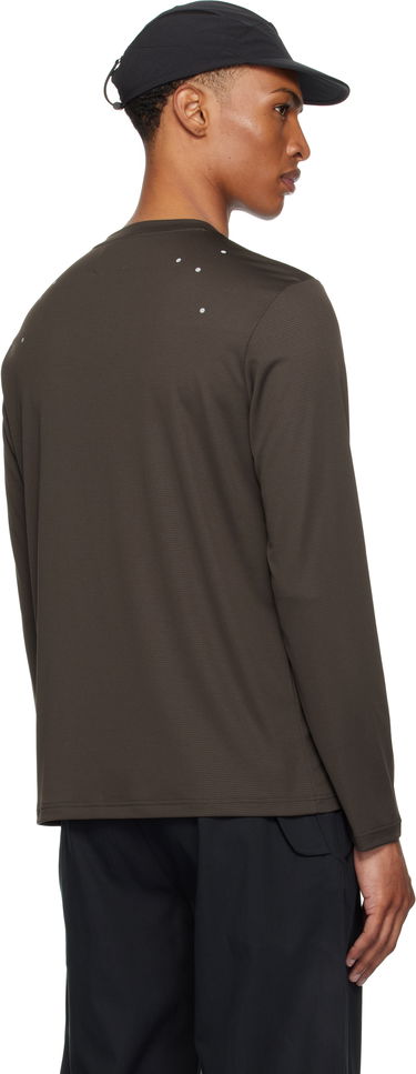 Тениска ROA Fireflies Long Sleeve T-shirt Кафяво | RBMW0388WO19, 2