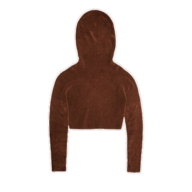 Суитчър Jacquemus La Cagoule Manches Longue Hoodie Кафяво | 223KN135 2164 880, 0