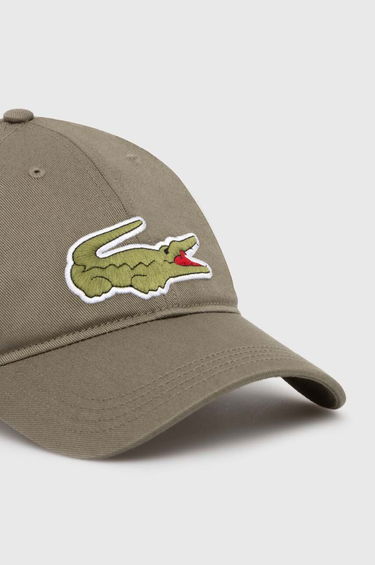 Шапка с козирка Lacoste Adjustable Organic Cotton Twill Cap Черно | RK9871, 1