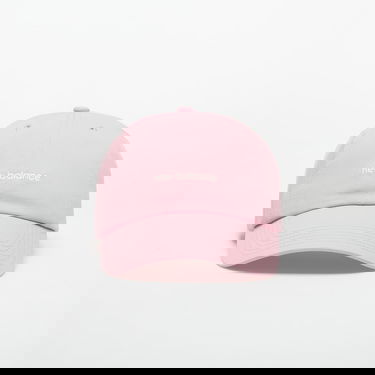 Шапка с козирка New Balance 6 Panel Linear Logo Hat Розово | LAH51010PTF, 0