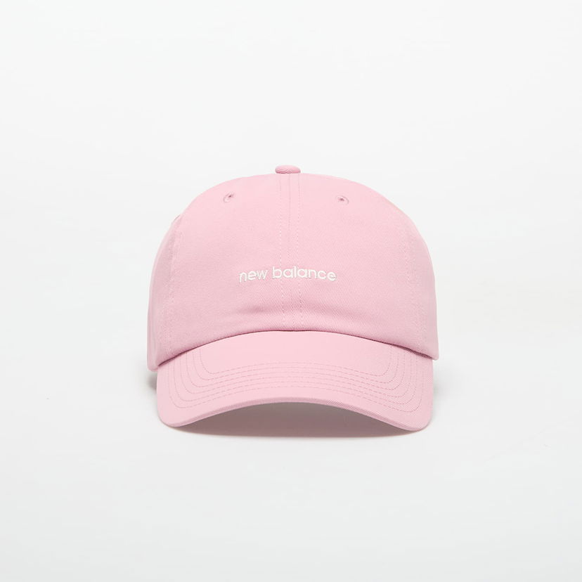 Шапка с козирка New Balance 6 Panel Linear Logo Hat Розово | LAH51010PTF