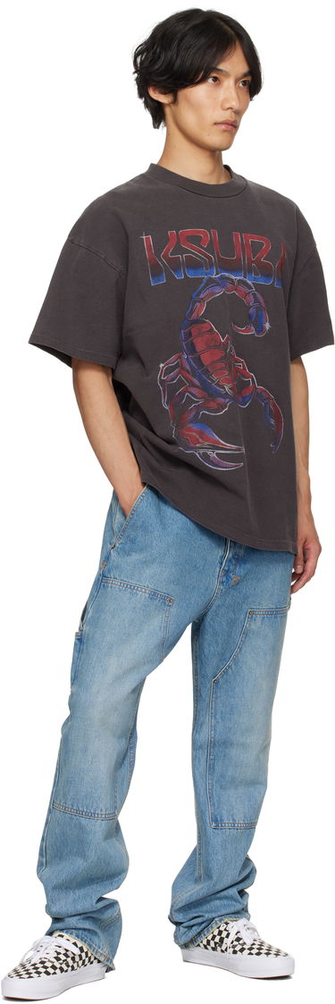 Тениска Ksubi Ksubi Venom Ekcess Graphic T-Shirt Черно | MPF25TE026, 3
