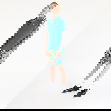 Поло тениска adidas Originals adidas Originals Waffle Knit Polo Shirt Зелено | KC0691, 3