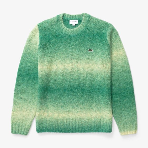 Пуловер Lacoste Ombré Effect Alpaca Wool Sweater Зелено | AH5664-00-PI0, 0