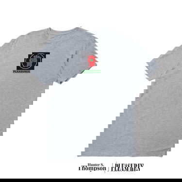Тениска Pleasures Badge Tee Сиво | P22W053-GREY, 1