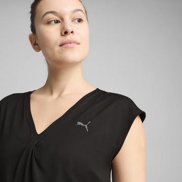Съкратен топ Puma Cloudspun Twist Cropped Training T-Shirt Черно | 526697_01, 4