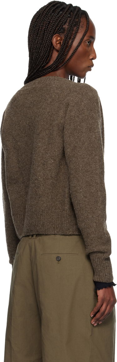 Пуловер Baserange Tier Knitted Round-Neck Cardigan Кафяво | PUTC-MW-WI25, 2