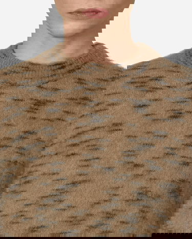 Пуловер Acne Studios Mohair Crewneck Sweater Кафяво | B60264- BLG, 5