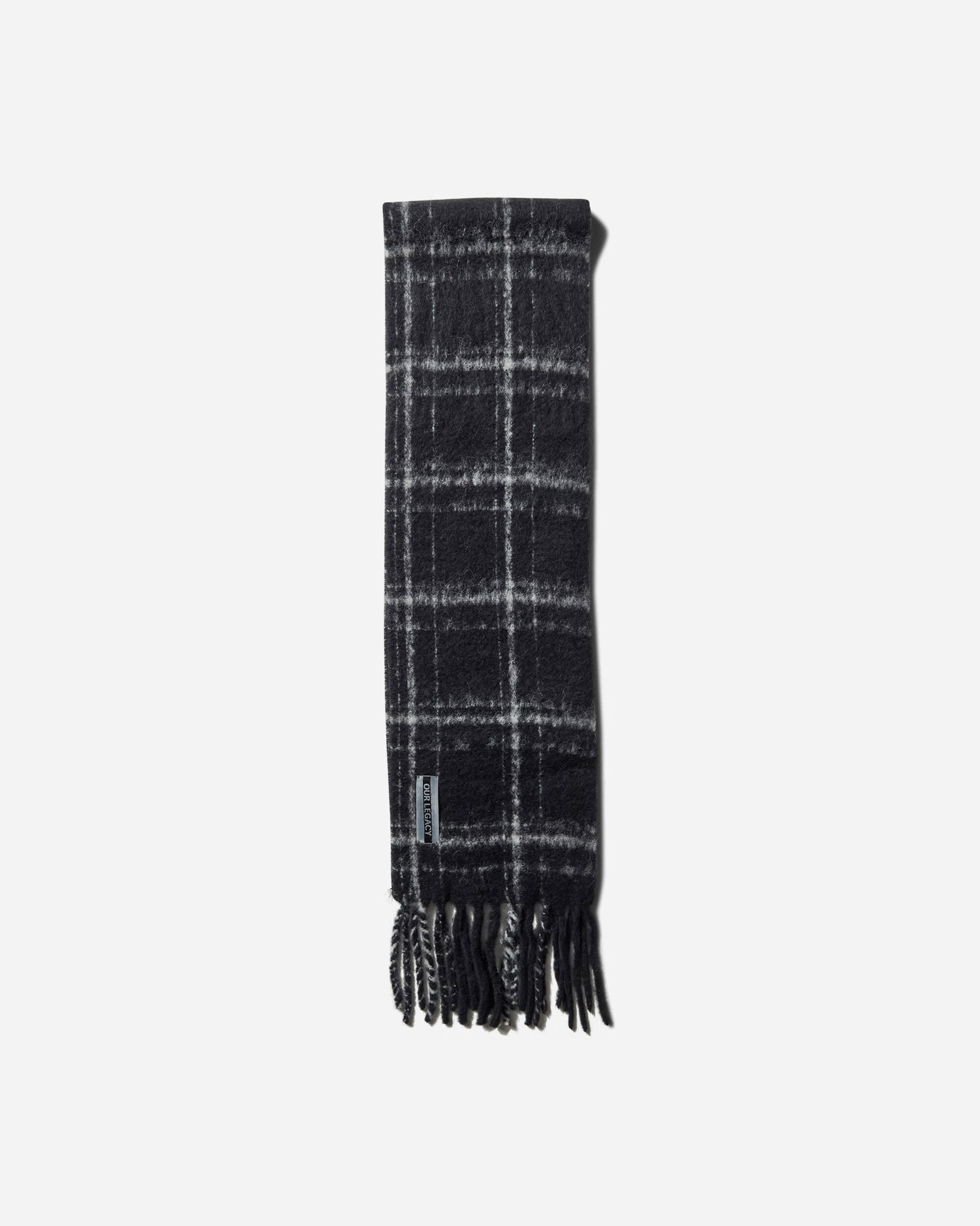 Шал OUR LEGACY Our Legacy Estate Check Scarf Черно | A4248EBF 001, 1