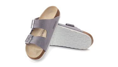 Кецове и обувки Birkenstock Arizona Suede Leather Сиво | 1024178, 4