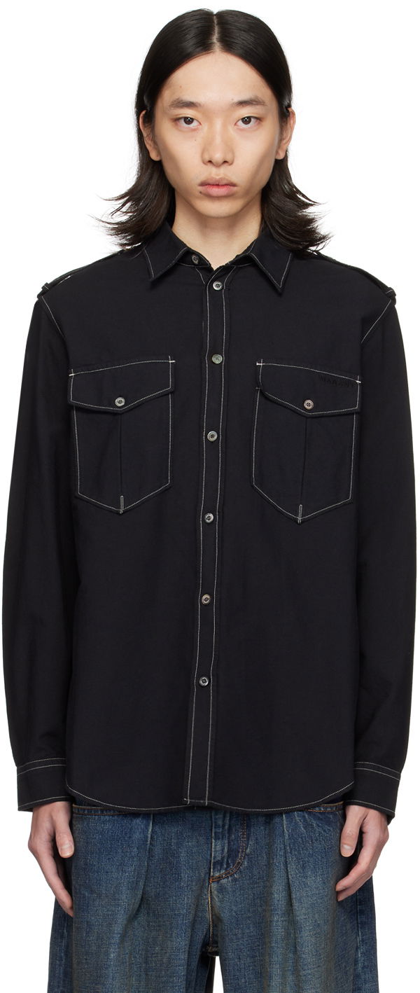 Риза ISABEL MARANT Button Up Shirt Черно | CH0094HB-B2I09H