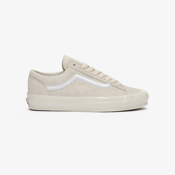Кецове и обувки Vans OG Style 36 LX Cooperstown Marshmallow Бяло | VN0A4BVEQJM, 1