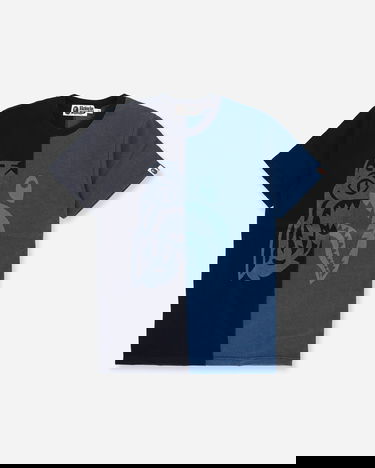 Тениска BAPE Half Tiger Shark T-Shirt Тъмно синьо | 1G20109022 001, 1
