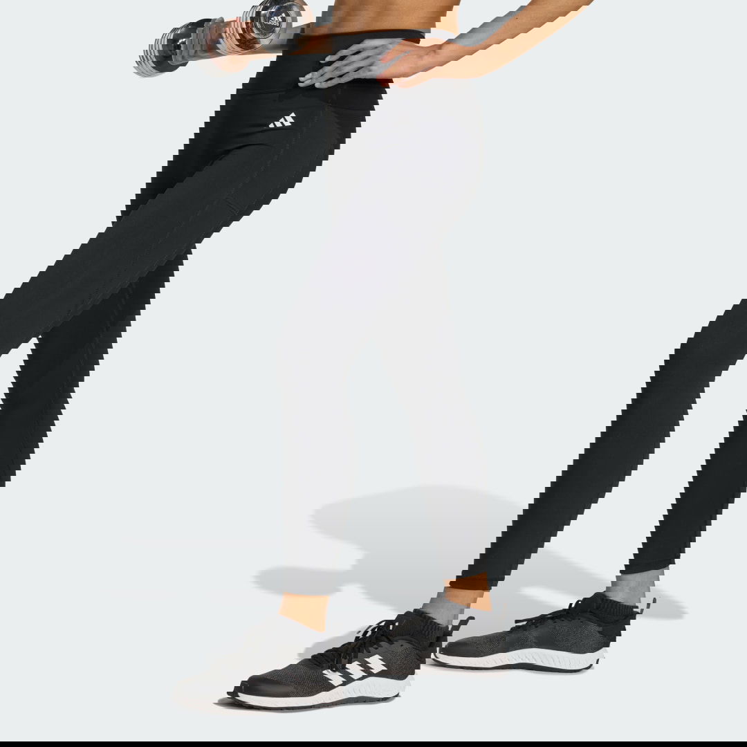 Клинове adidas Performance Optime Essentials No Front Rise Seam 7/8 Tights Черно | JY4815, 0