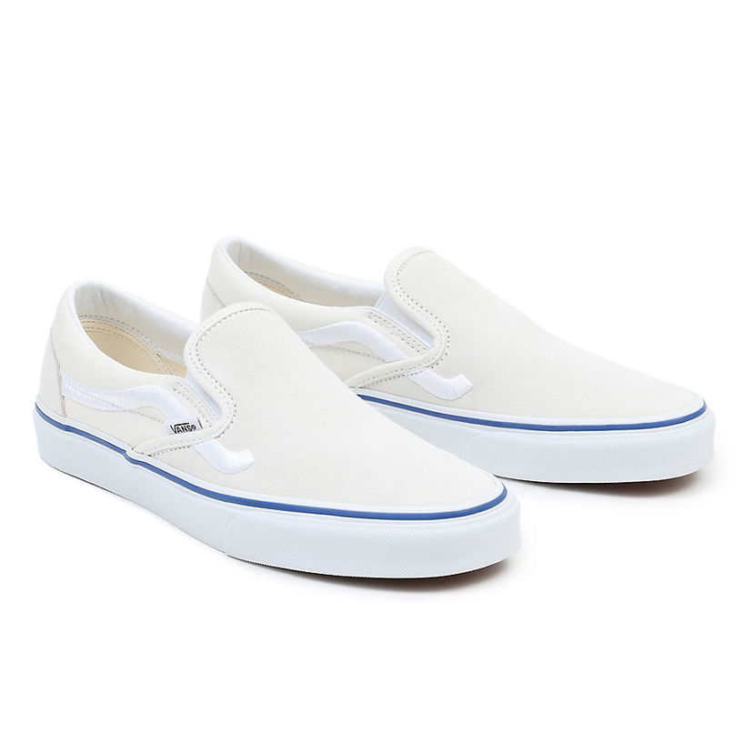 Кецове и обувки Vans Classic Slip-On Sidestripe Marshmallow Бяло | VN0A5JMHBL9